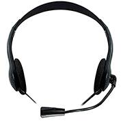 Headset com microfone HF100, Conexão P2, Preto, PH002, Multi - CX 1 UN
