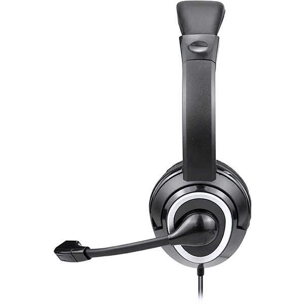 Headset com fio, com ajuste de volume, Conexão USB e P3, Preto, PH427, Multi - CX 1 UN