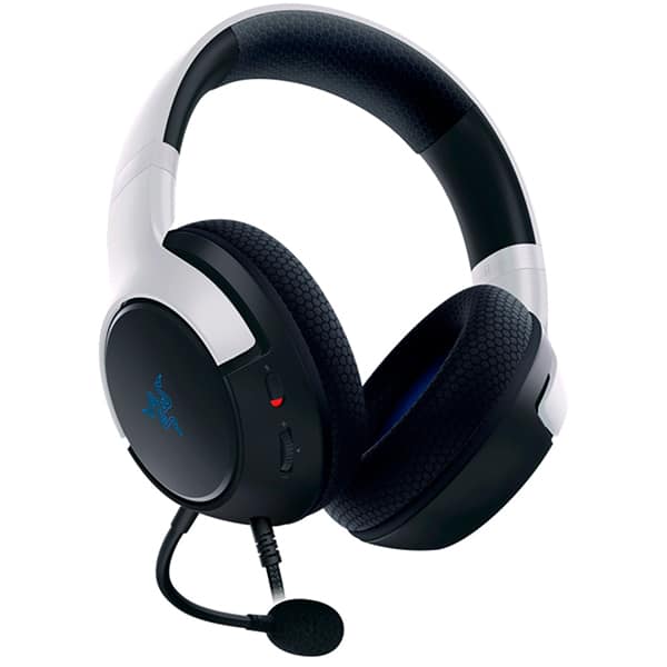 Headset Gamer Kaira X, Conexão P2, Driver de 50mm Razer Triforce, Compatível com PC e Consoles, Branco, RZ04039707, Razer - CX 1 UN