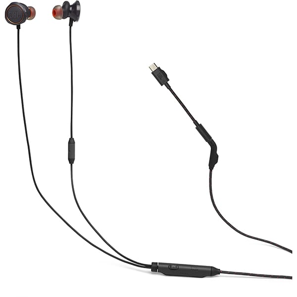 Fone de ouvido Quantum 50C, Conexão P3, Intra-auricular, Com adaptador E/D, Preto, JBL - CX 1 UN