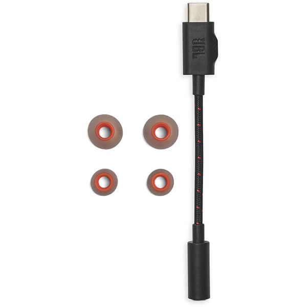 Fone de ouvido Quantum 50C, Conexão P3, Intra-auricular, Com adaptador E/D, Preto, JBL - CX 1 UN