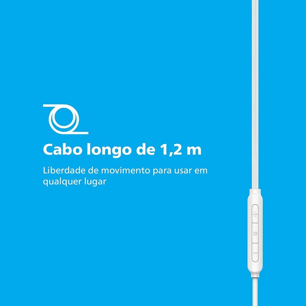 Fone de ouvido com microfone brancom, TAE2146, 86818, Philips - CX 1 UN