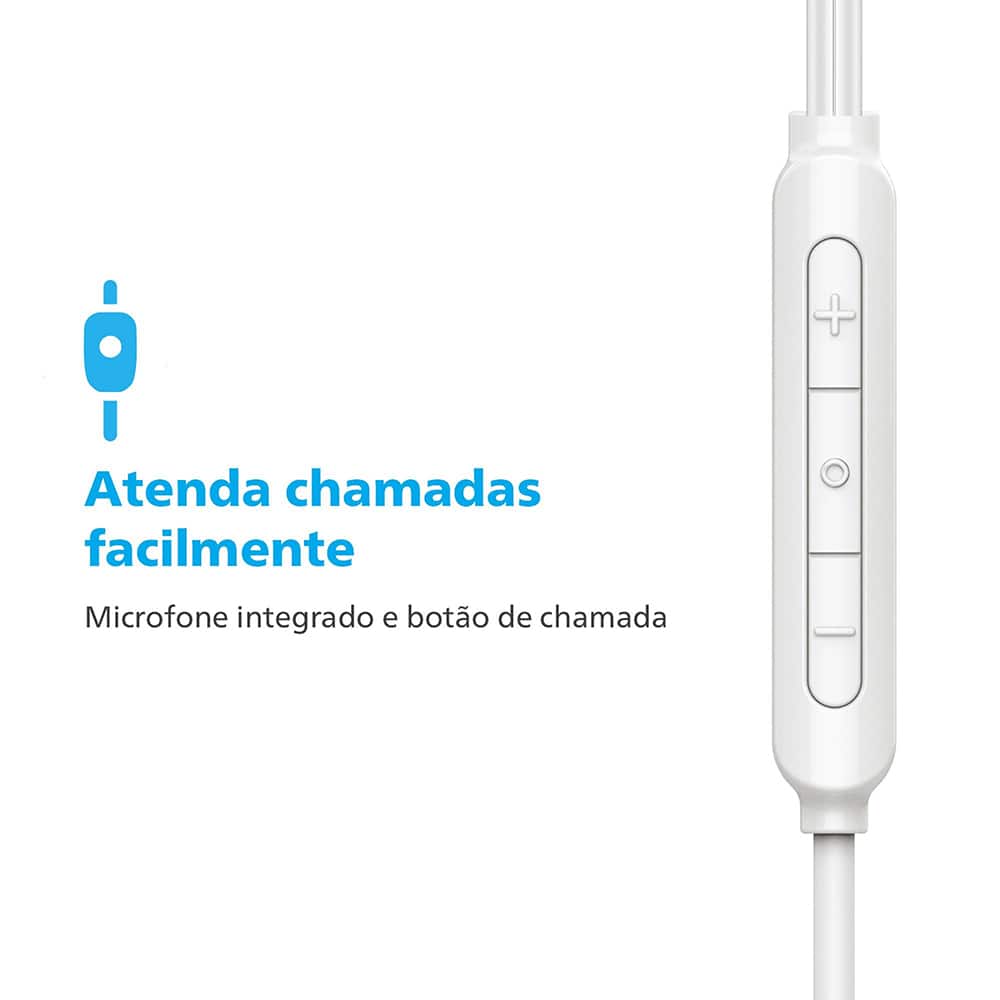 Fone de ouvido com microfone brancom, TAE2146, 86818, Philips - CX 1 UN