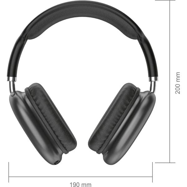 Headphone Bluetooth 6.0, P2, Microfone Integrado, Preto, E15, Loop Way - CX 1 UN Headphone Bluetooth 6.0, P2, Microfone Integrado, Preto, E15, Loop Way - CX 1 UN