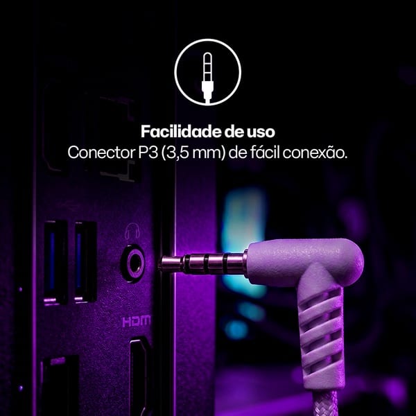 Headset Gamer P3 PH700 branco Warrior CX 1 UN Headset Gamer P3 PH700 branco Warrior CX 1 UN