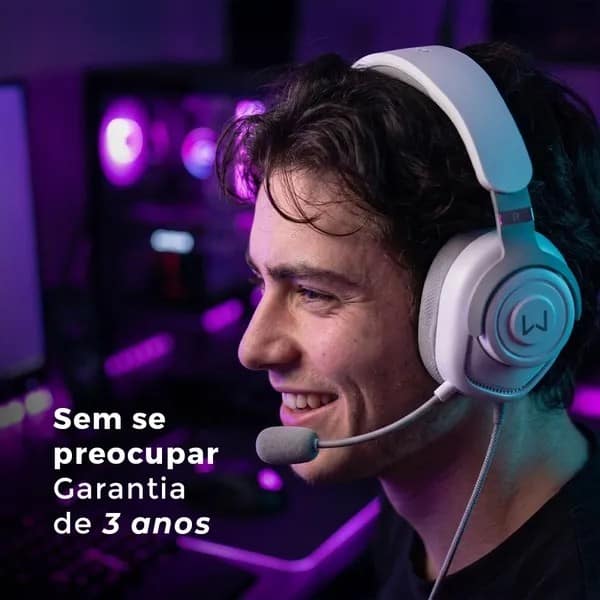 Headset Gamer P3 PH700 branco Warrior CX 1 UN Headset Gamer P3 PH700 branco Warrior CX 1 UN