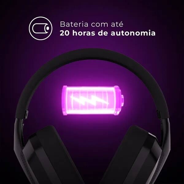 Headset Gamer PH704, Conexão USB, Bluetooth, P3, Microfone Removível, Compatibilidade PC, PS4, PS5, laptop, Mac, Xbox One, Nintendo Switch e dispositivos mobile, Preto, Warrior - CX 1 UN Headset Gamer PH704, Conexão USB, Bluetooth, P3, Microfone Removível, Compatibilidade PC, PS4, PS5, laptop, Mac, Xbox One, Nintendo Switch e dispositivos mobile, Preto, Warrior - CX 1 UN
