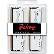 Memória RAM Kingston FURY Beast, 32GB (2x16GB), 6000MHz, DDR5, CL36, DIMM, RGB EXPO, Branca, KF560C36BWEAK2-32 - BT 2 UN Memória RAM Kingston FURY Beast, 32GB (2x16GB), 6000MHz, DDR5, CL36, DIMM, RGB EXPO, Branca, KF560C36BWEAK2-32 - BT 2 UN