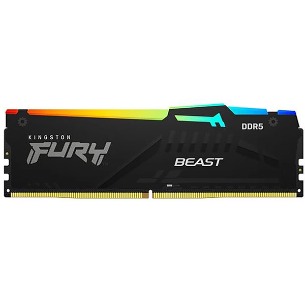 Memória RAM Kingston Fury Beast, 8GB (1 x 8GB), 5600MHz, DDR5, CL40, DIMM, RGB EXPO, Preto, KF556C40BBA-8 - BT 1 UN