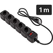 Protetor de linha 5 tomadas epe 205+ pt 4824203 Intelbras CX 1 UN Protetor de linha 5 tomadas epe 205+ pt 4824203 Intelbras CX 1 UN