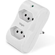 Protetor contra Surtos, 2 Tomadas – 10A, Bivolt, Elgin - CX 1 UN