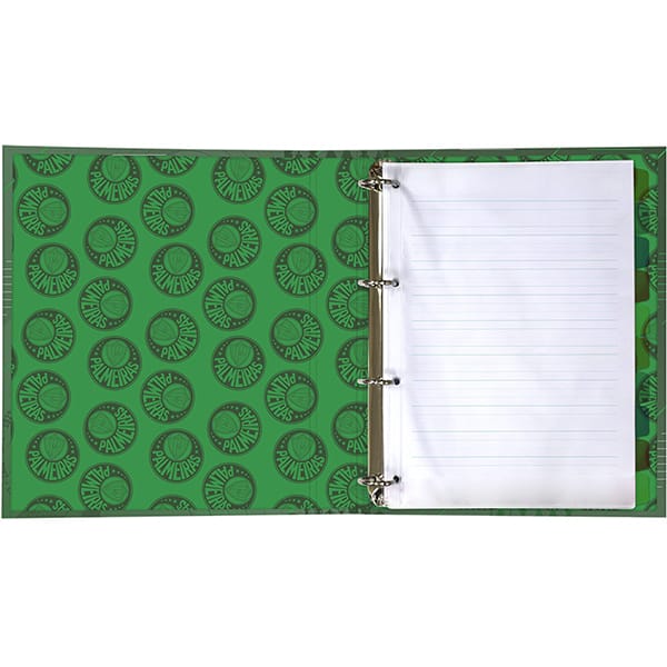 Fichário universitário 4 argolas com elástico, Palmeiras, 5260, DAC - PT 1 UN