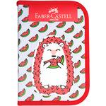 Estojo Escolar Coleção Mamíferos Porco Espinho, 18 itens, Faber-Castell - PT 1 UN