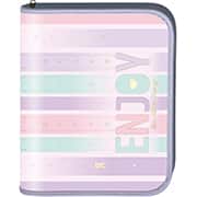 Fichário universitário, 4 argolas com zíper, Enjoy, 5038, DAC - PT 1 UN Fichário universitário, 4 argolas com zíper, Enjoy, 5038, DAC - PT 1 UN