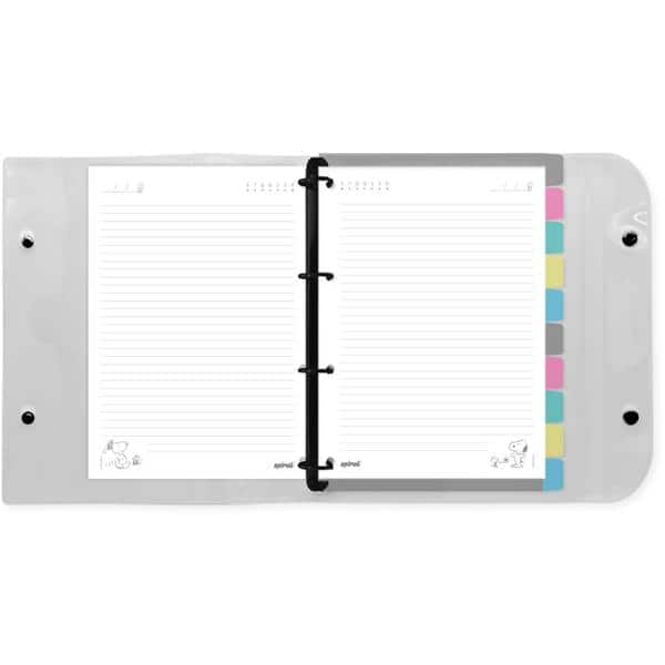 Fichário universitário 200fls 4 arg. Snoopy 2646835 Spiral Sno PT 1 UN