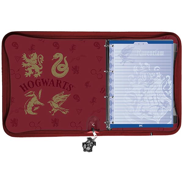 Fichário universitário 4arg. c/zíper 48fls Harry Potter 5349 DAC PT 1 UN