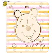 Fichário universitário 4arg. c/zíper 48fls Pooh 5367 Dac PT 1 UN Fichário universitário 4arg. c/zíper 48fls Pooh 5367 Dac PT 1 UN