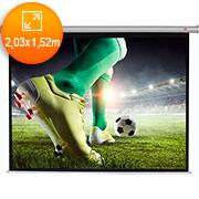 Tela de projeção elétrica 2,03x1,52m 220v TEM100VA TT421 Tes CX 1 UN