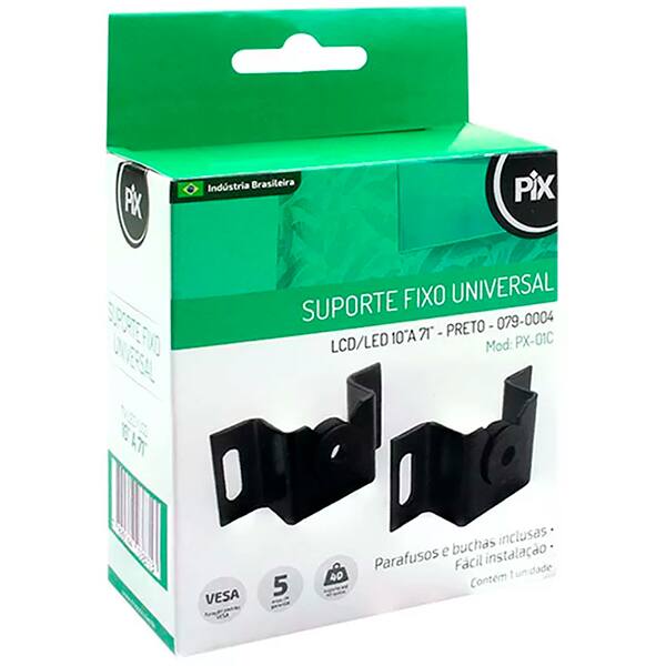 Suporte para TV fixo 10" a 71" universal 079-0004 Pix CX 1 UN