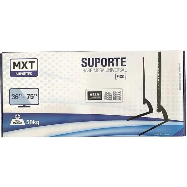 Suporte para TV base de mesa univ. 36"a75" AR-B75M 28.37.548 Mxt CX 1 UN