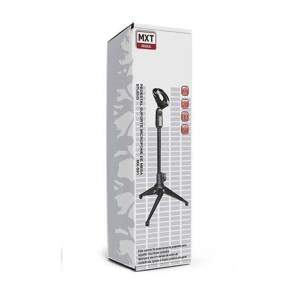 Suporte pedestal para microfone de mesa studio, MX-S01, 54.5.53, Mxt - CX 1 UN