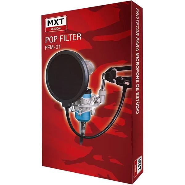 Protetor para microfone Pop Filter, PF-1, 54.5.12, Mxt - CX 1 UN