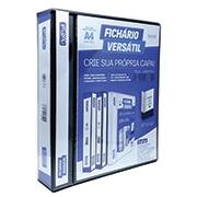 Fichário 4 argolas plástico A4 lombada 6.0 preto 327 Plastpark PT 1 UN Fichário 4 argolas plástico A4 lombada 6.0 preto 327 Plastpark PT 1 UN