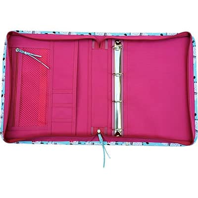 Fichário universitário 4 arg. c/zíper Lhama 2501482 Trousses PT 1 UN