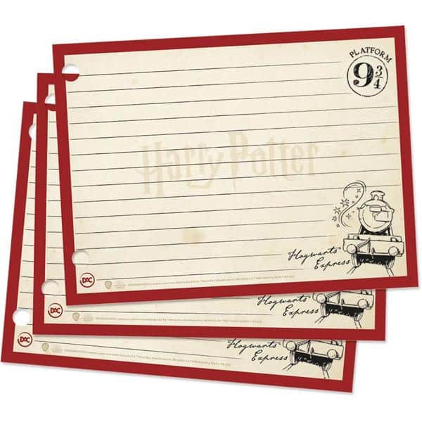 Mini caderno argolado, horizontal, 2 argolas, Harry Potter, 3822, DAC - PT 1 UN