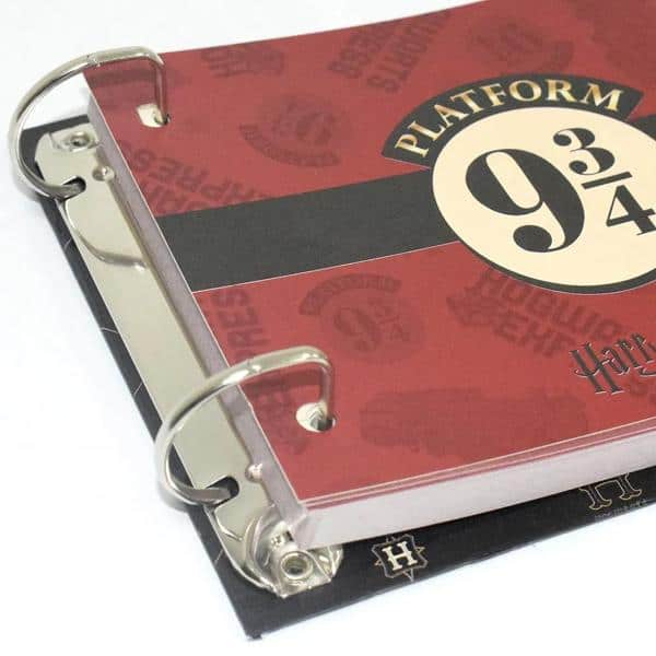 Mini caderno argolado, horizontal, 2 argolas, Harry Potter, 3822, DAC - PT 1 UN