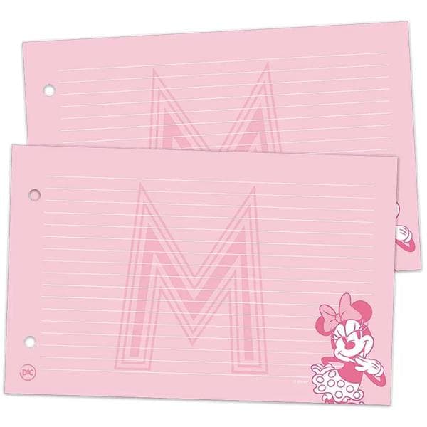 Mini Caderno Argolado, Horizontal, 2 Argolas, Disney Minnie, 3782, DAC - PT 1 UN