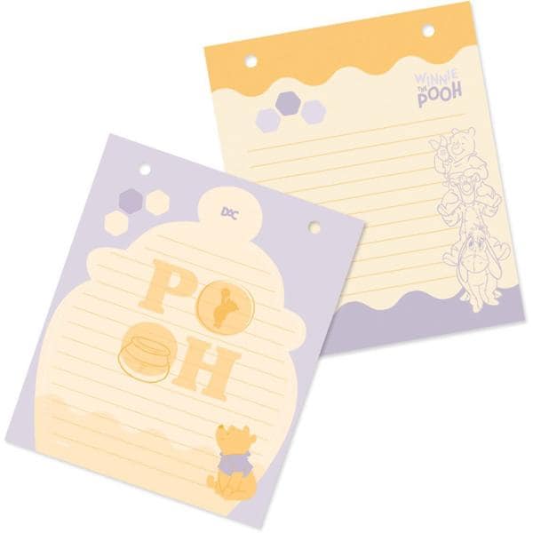 Mini Caderno Argolado Vertical 2 argolas, com 80 folhas, Pooh Disney, 4428, DAC - PT 1 UN