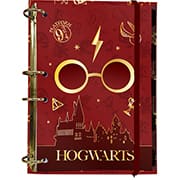Fichário colegial 4 arg. 144fls + estojo Harry Potter 5290 Dac KT 1 UN