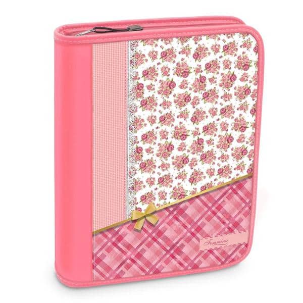 Fichário universitário 4 arg. c/ziper Femmina 4298 Spiral Fem PT 1 UN