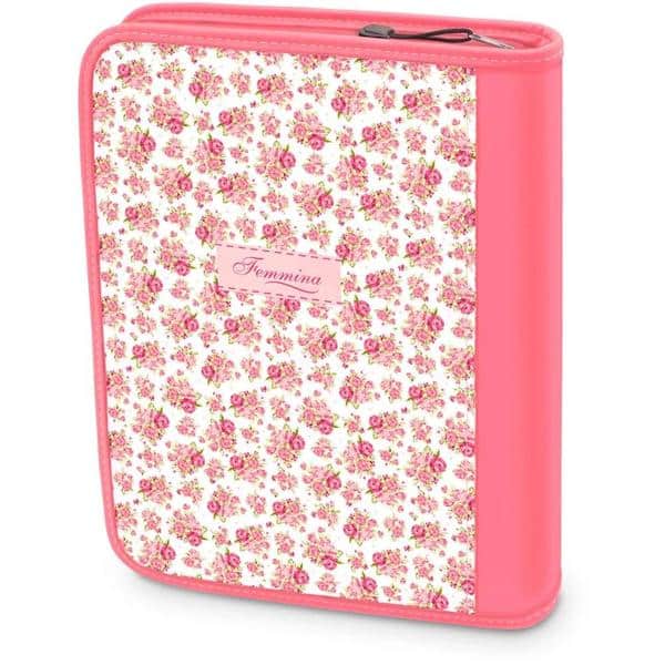 Fichário universitário 4 arg. c/ziper Femmina 4298 Spiral Fem PT 1 UN