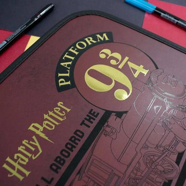 Fichário universitário, 4 argolas com zíper, Harry Potter, 3823, DAC - PT 1 UN