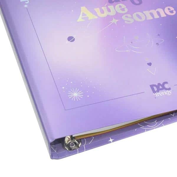 Fichário universitário 4 arg. 48fls Trendy Purple 3808 DAC PT 1 UN