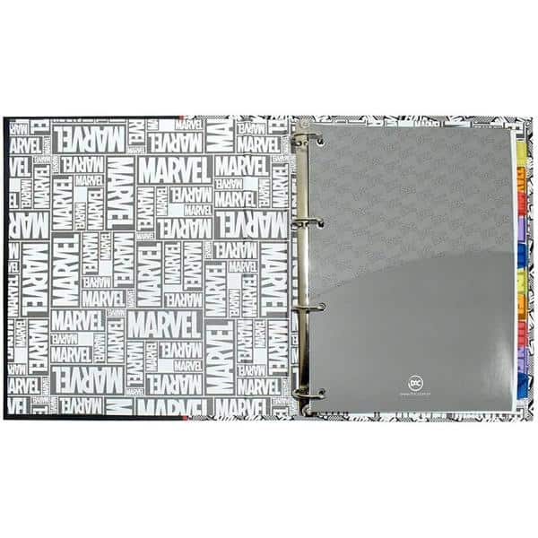 Fichário universitário, 4 argolas, Marvel, 3914, DAC - PT 1 UN
