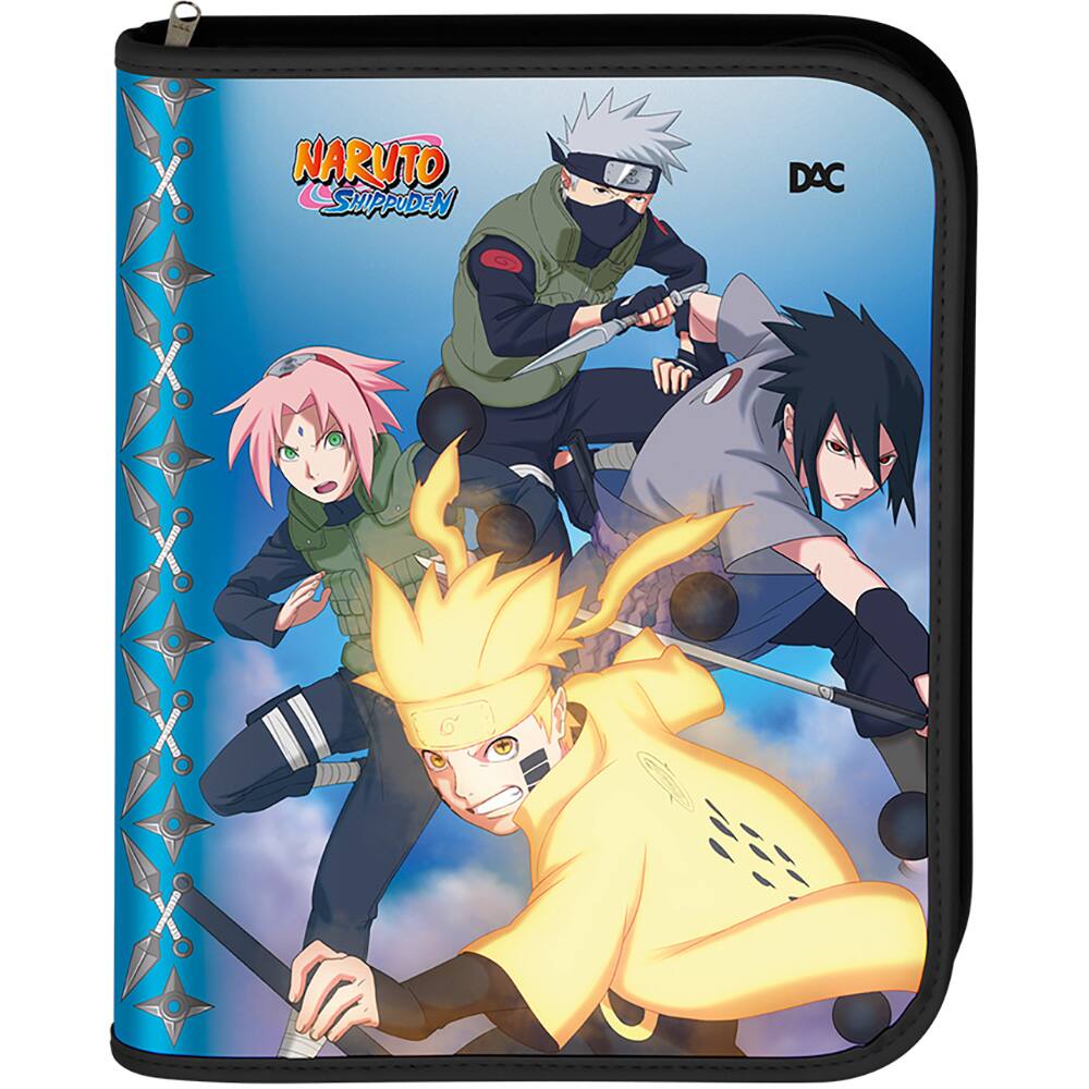 CAPA P/CADERNO 96/FOLHAS NARUTO C/40