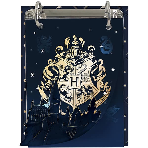 Mini Caderno Argolado, 2 argolas, 80 folhas, vertical, Harry Potter, 4567, DAC - PT 1 UN