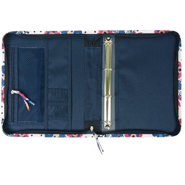 Fichário universitário 4 argolas, A4, Flores, Belinky - PT 1 UN Fichário universitário 4 argolas, A4, Flores, Belinky - PT 1 UN