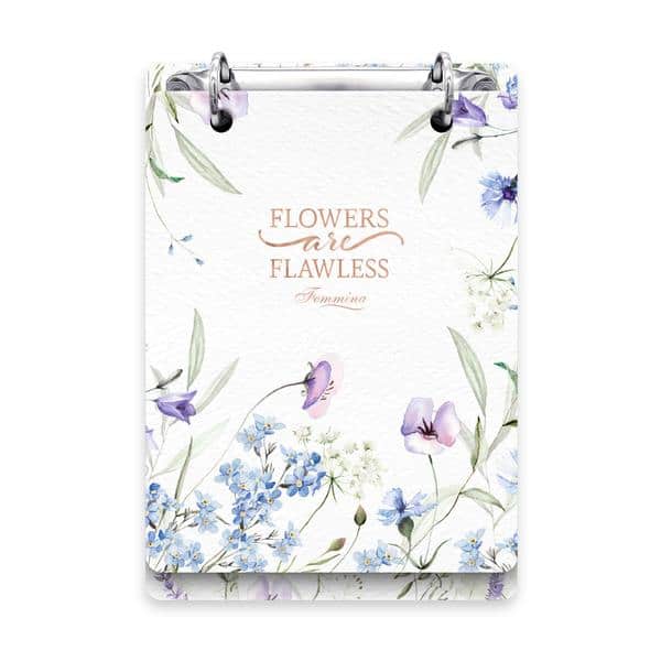 Mini Caderno Argolado Femmina, Capa Dura, 2 argolas, 100 folhas, Vertical, 119 x169mm, Spiral Fem - PT 1 UN