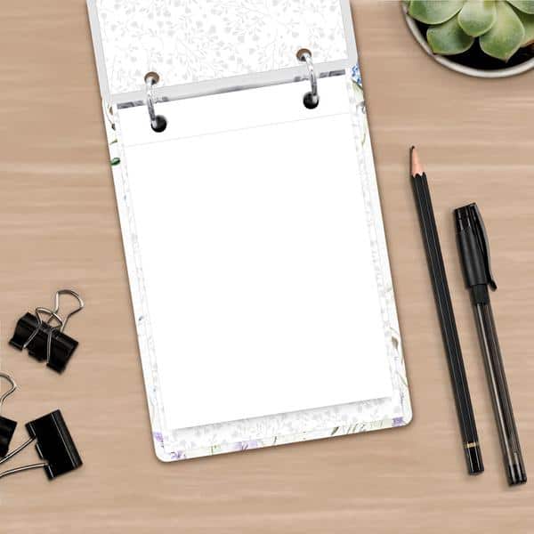 Mini Caderno Argolado Femmina, Capa Dura, 2 argolas, 100 folhas, Vertical, 119 x169mm, Spiral Fem - PT 1 UN