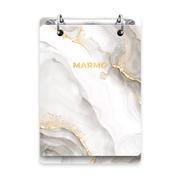 Mini Caderno Argolado Marmo, Capa Dura, 2 argolas, 100 folhas, Vertical, 119 x169mm, Spiral Mrm - PT 1 UN Mini Caderno Argolado Marmo, Capa Dura, 2 argolas, 100 folhas, Vertical, 119 x169mm, Spiral Mrm - PT 1 UN