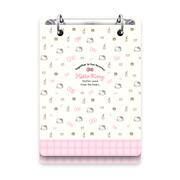 Mini Caderno Argolado Hello Kitty, Capa Dura, 2 argolas, 100 folhas, Vertical, 119 x169mm, Spiral Hki - PT 1 UN Mini Caderno Argolado Hello Kitty, Capa Dura, 2 argolas, 100 folhas, Vertical, 119 x169mm, Spiral Hki - PT 1 UN