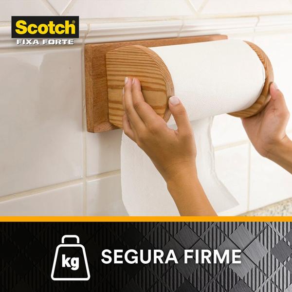 Fita Dupla Face Scotch Fixa Forte Cozinha Scotch - 24mmx1,5m, 3M - BT 1 UN