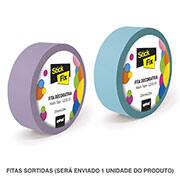 Fita adesiva decorativa 15x10 pastel sort. Stick Fix BT 1 UN PT 1 UN