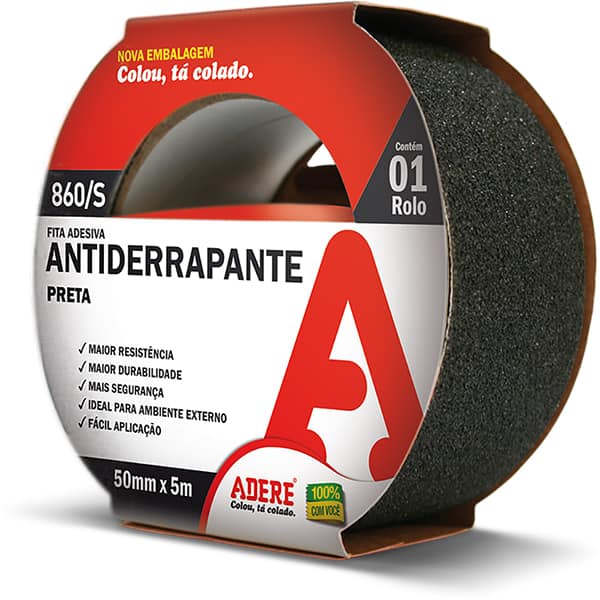 Fita adesiva alumínio, 50mm x 5m, Prata, 860s 3006310219, Adere - RL 1 UN