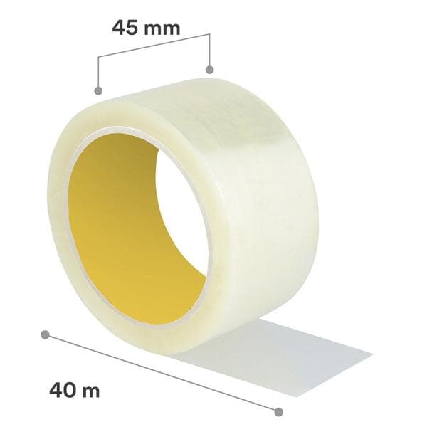 Fita de Empacotamento Scotch Corta Fácil - 45 mm x 40 m PT 1 UN