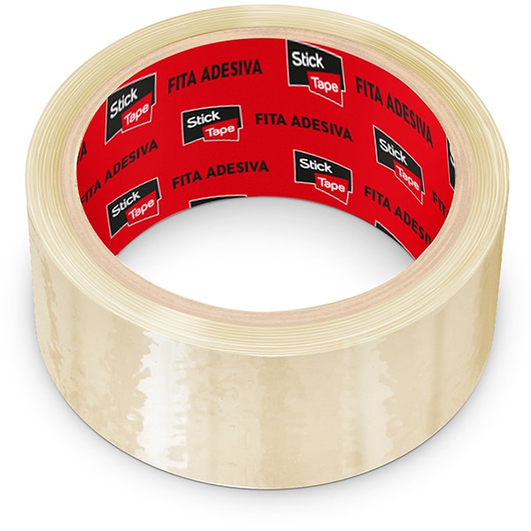 Fita Adesiva PP Transparente Hot melt, 45mm x 40m, Stick Tape - PT 1 UN